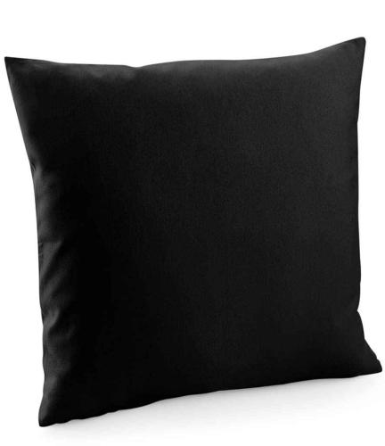 Westford Mill Fairtrade Cotton Canvas Cushion Cover - BLK - L